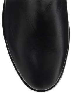 Sandler Blaze Boots in Black Leather