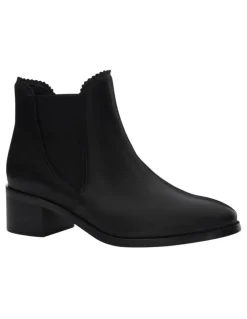Sandler Blaze Boots in Black Leather