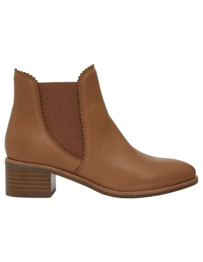 Sandler Blaze Boots in Tan Leather