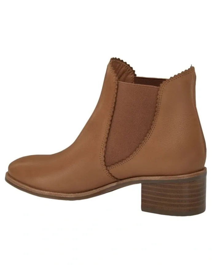 Sandler Blaze Boots in Tan Leather