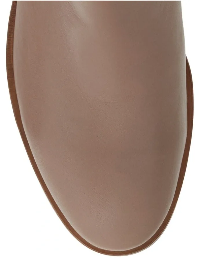 Sandler Blaze Leather Boots in Taupe