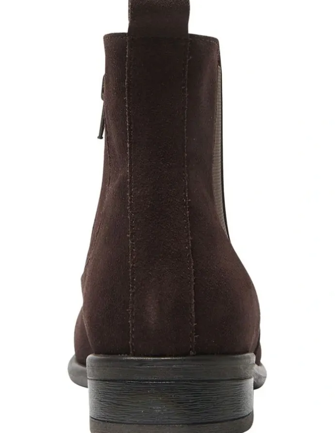 Sandler Bogart Boots in Chocolate Suede