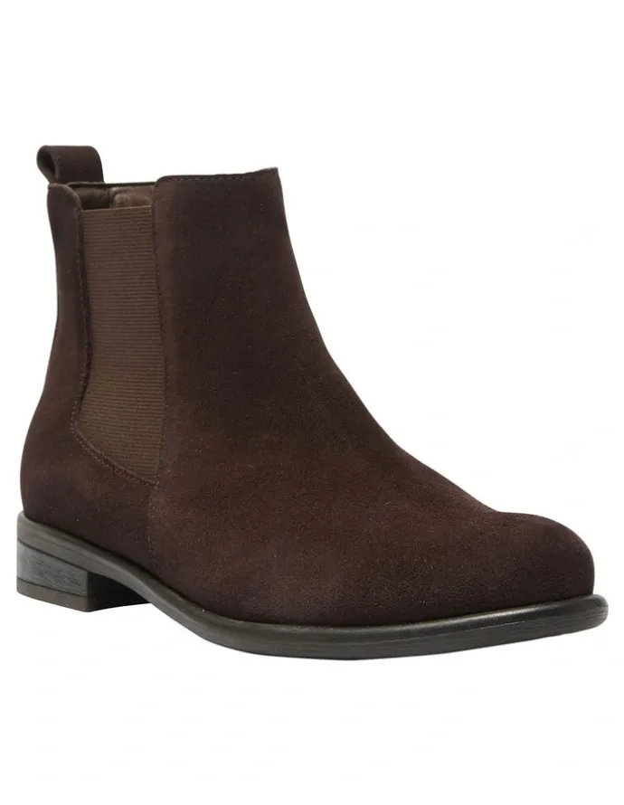 Sandler Bogart Boots in Chocolate Suede