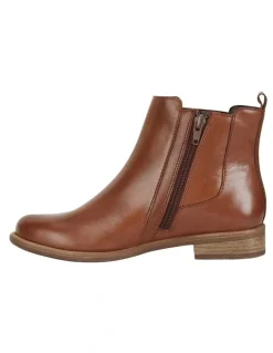 Sandler Bogart Mid Brown Glove Boots