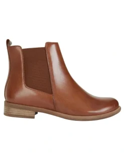 Sandler Bogart Mid Brown Glove Boots