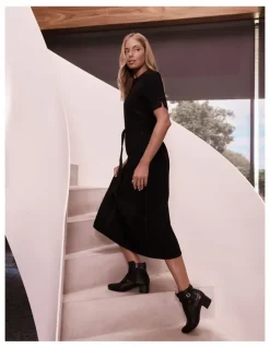 Sandler Bravo Leather Boots in Black