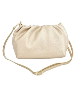 Sandler Clover Bag in Light Gold Pebble