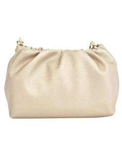 Sandler Clover Bag in Light Gold Pebble