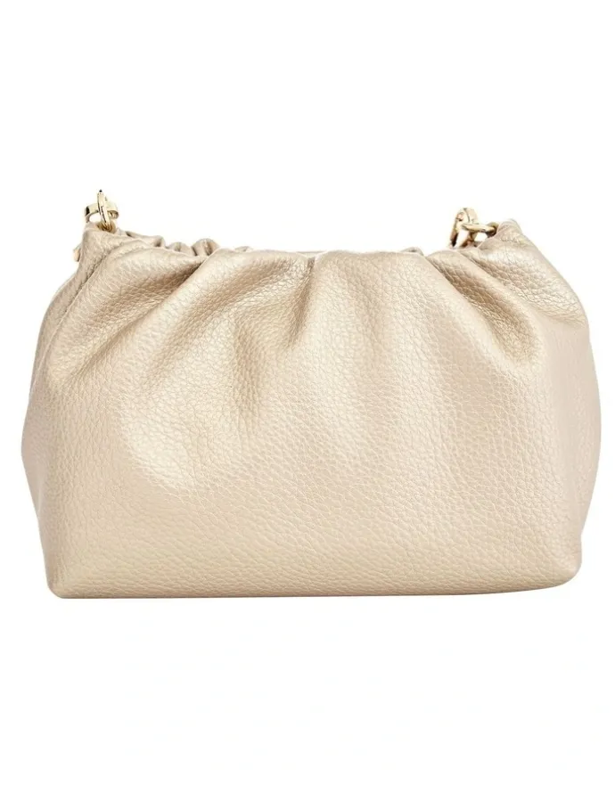 Sandler Clover Bag in Light Gold Pebble