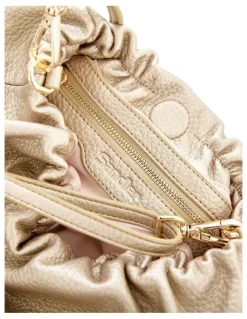 Sandler Clover Bag in Light Gold Pebble