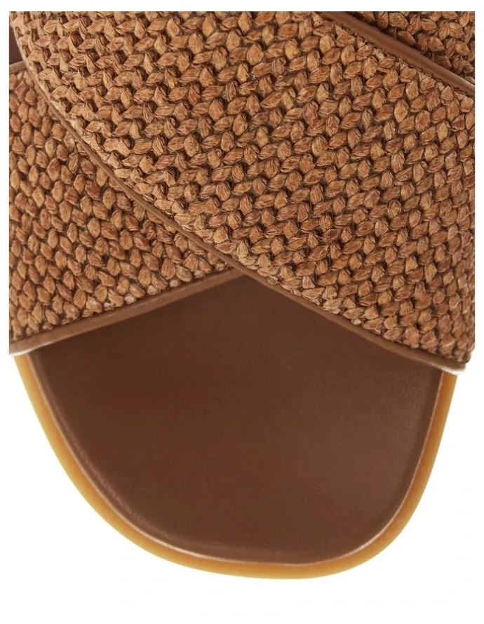 Sandler Dayna Sandals in Caramel Raffia