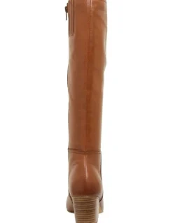 Sandler Drake Boots in Mid Brown Leather