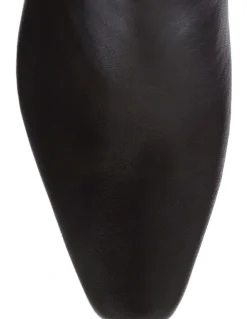 Sandler Drama Boots In Chocolate Leather