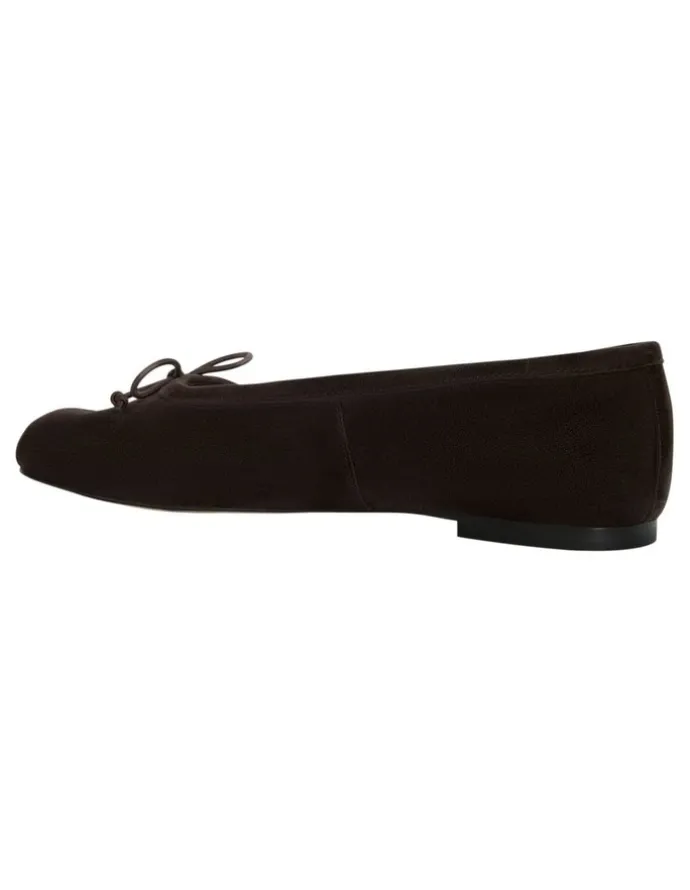 Sandler Edwina Ballet Flats in Chocolate Suede