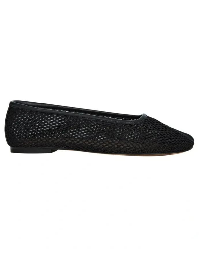 Sandler Electra Ballet Flats in Black Mesh