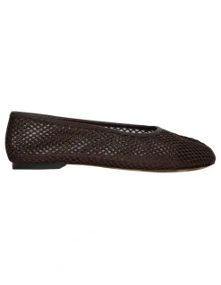 Sandler Electra Ballet Flats in Chocolate Mesh