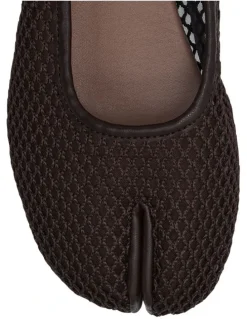 Sandler Electra Ballet Flats in Chocolate Mesh