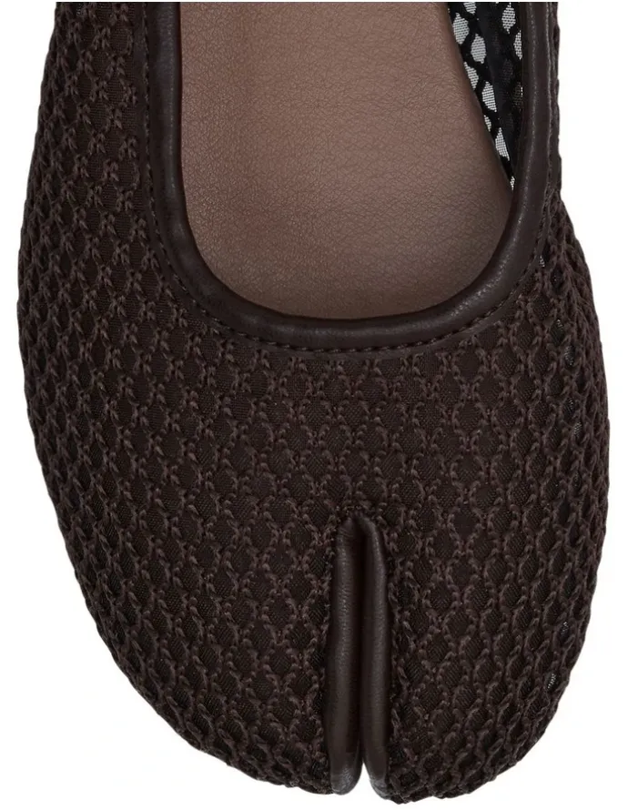 Sandler Electra Ballet Flats in Chocolate Mesh