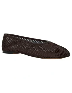 Sandler Electra Ballet Flats in Chocolate Mesh