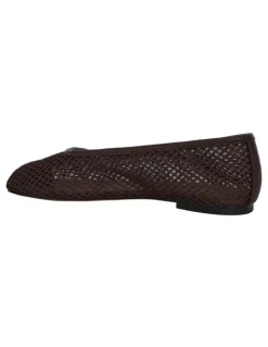 Sandler Electra Ballet Flats in Chocolate Mesh