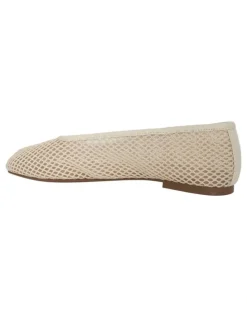 Sandler Electra Ballet Flats in Ivory Mesh