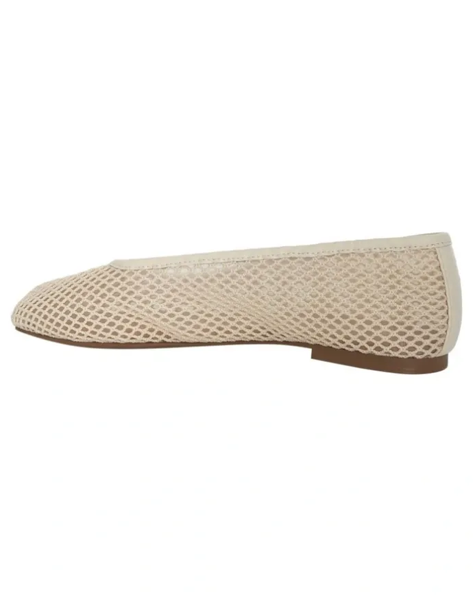 Sandler Electra Ballet Flats in Ivory Mesh