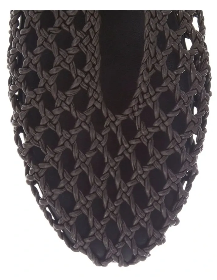 Sandler Ella Ballet Flats in Chocolate Weave