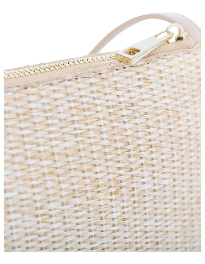 Sandler Ellie Shoulder Bag in Natural Raffia