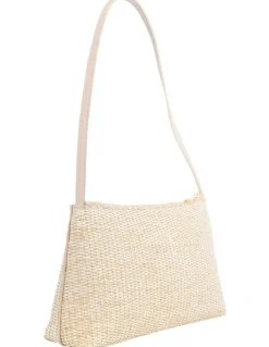 Sandler Ellie Shoulder Bag in Natural Raffia