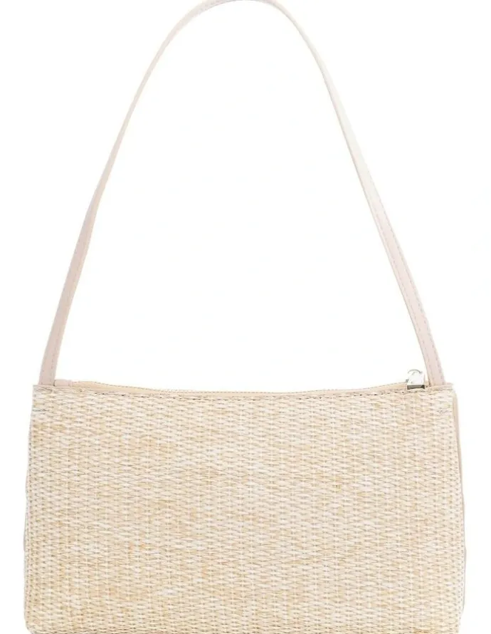 Sandler Ellie Shoulder Bag in Natural Raffia