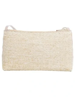 Sandler Ellie Shoulder Bag in Natural Raffia