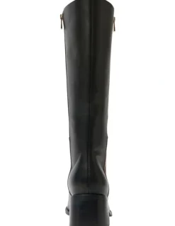 Sandler Emerson Knee High Leather Boot in Black