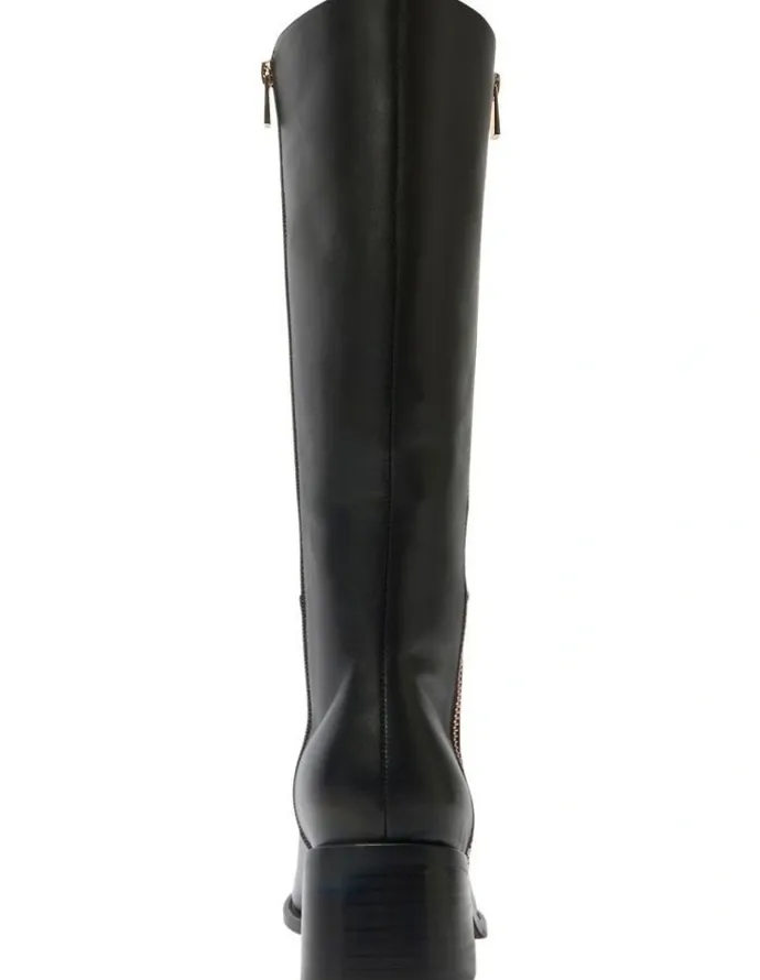 Sandler Emerson Knee High Leather Boot in Black