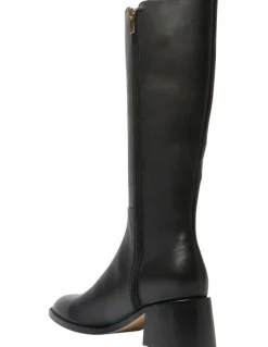 Sandler Emerson Knee High Leather Boot in Black