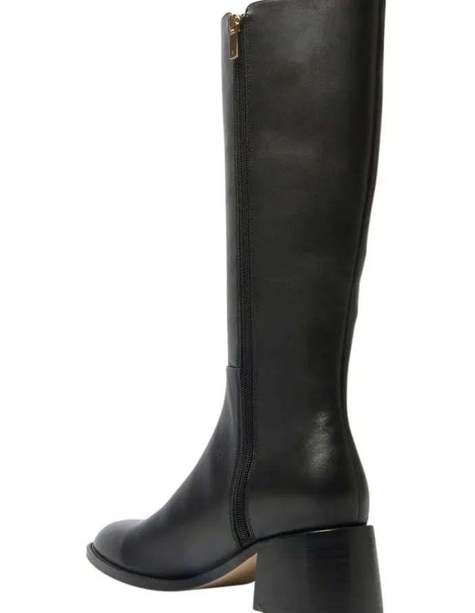 Sandler Emerson Knee High Leather Boot in Black