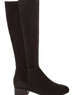 Sandler Falcon Knee Length Boots in Chocolate Suede