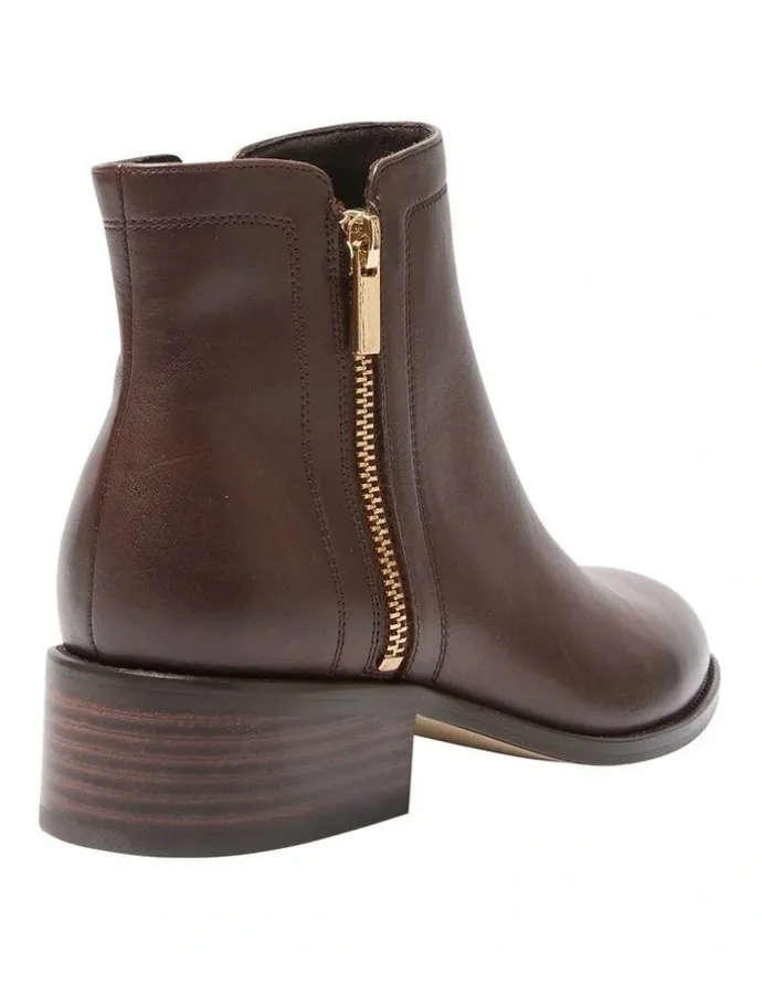 Sandler Fenton Leather Boots in Brown