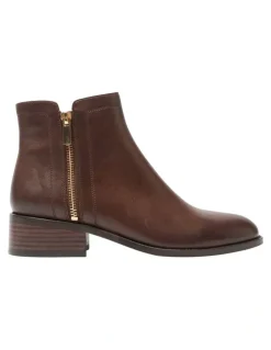 Sandler Fenton Leather Boots in Brown