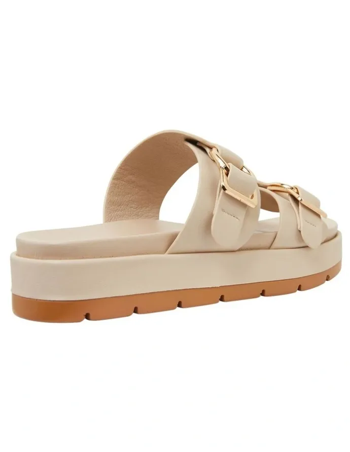 Sandler Fiction Beige Smooth Sandals