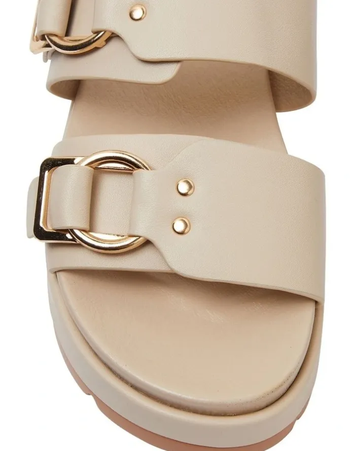 Sandler Fiction Beige Smooth Sandals