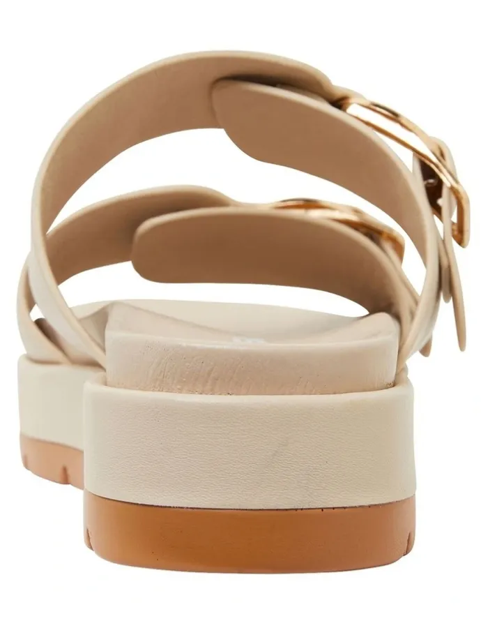 Sandler Fiction Beige Smooth Sandals