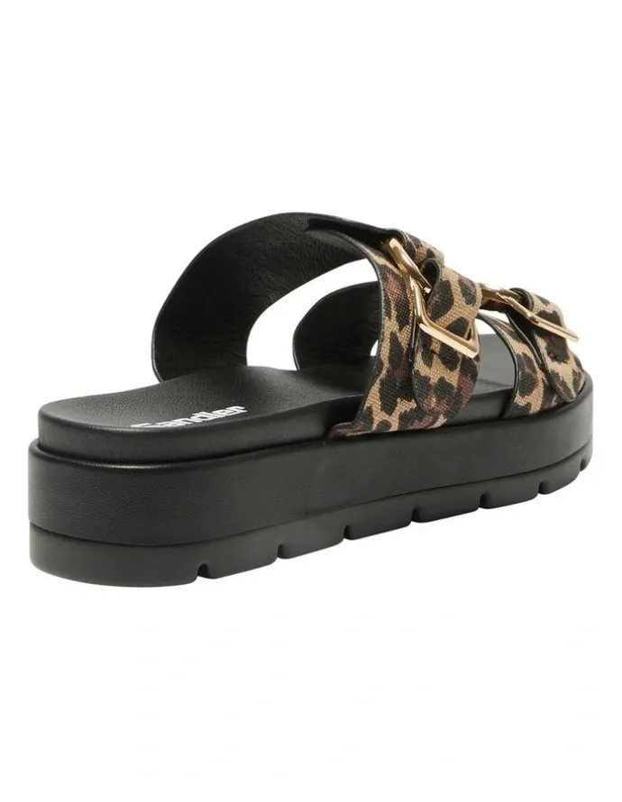 Sandler Fiction Sandals in Animal Fabric