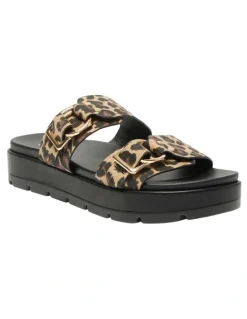 Sandler Fiction Sandals in Animal Fabric