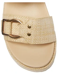 Sandler Fiction Sandals in Natural Raffia