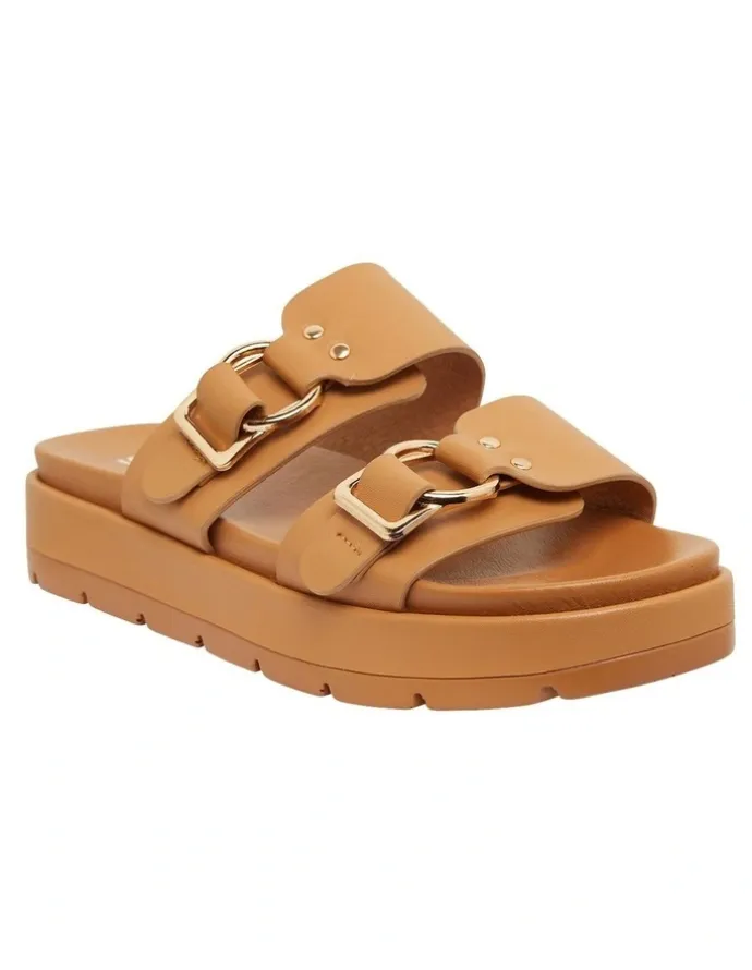 Sandler Fiction Tan Smooth Sandals