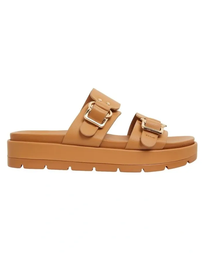 Sandler Fiction Tan Smooth Sandals