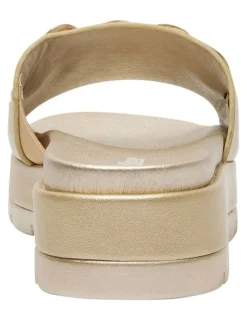 Sandler Fiona Sandals in Soft Gold Smooth