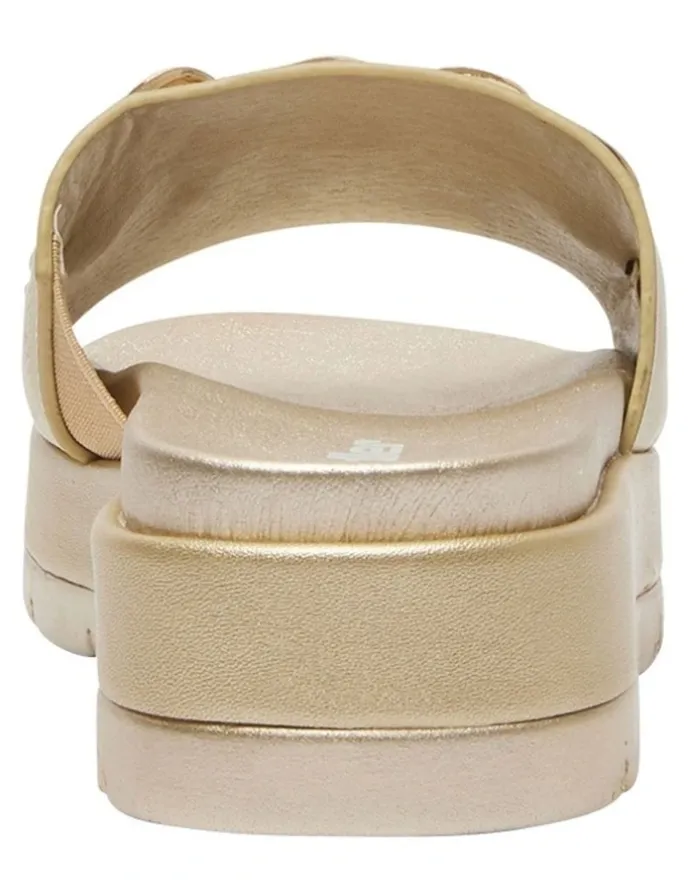 Sandler Fiona Sandals in Soft Gold Smooth