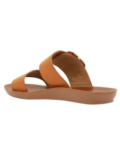 Sandler Garnet Cognac Smooth Sandals