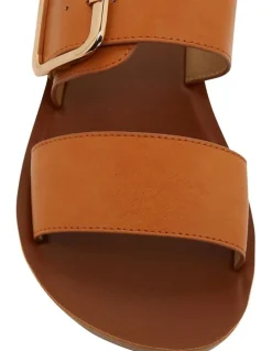 Sandler Garnet Cognac Smooth Sandals